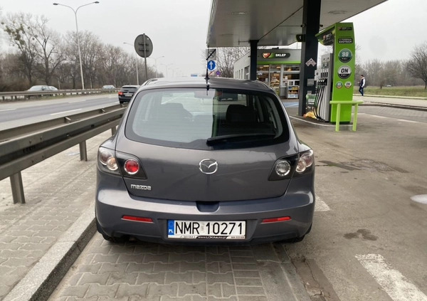 Mazda 3 cena 6500 przebieg: 290000, rok produkcji 2007 z Warszawa małe 46